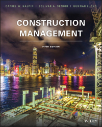 Cover image: Construction Management 5th edition 9781119256809