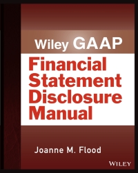 Cover image: Wiley GAAP: Financial Statement Disclosure Manual 1st edition 9781118572085