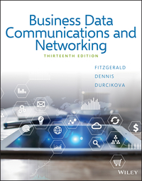Imagen de portada: Business Data Communications and Networking 13th edition 9781119368830
