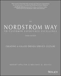 Cover image: The Nordstrom Way to Customer Experience Excellence: Creating a Values-Driven Service Culture 3rd edition 9781119375357