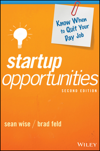 Cover image: Startup Opportunities: Know When to Quit Your Day Job 2nd edition 9781119378181
