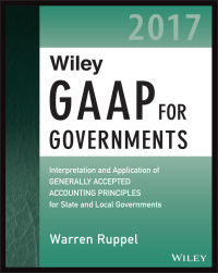 Cover image: Wiley GAAP for Governments 2017 1st edition 9781119381464