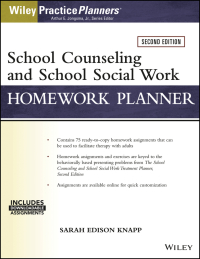 صورة الغلاف: School Counseling and Social Work Homework Planner (W/ Download) 2nd edition 9781119384762