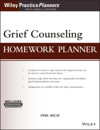 Imagen de portada: Grief Counseling Homework Planner 1st edition 9781119385028