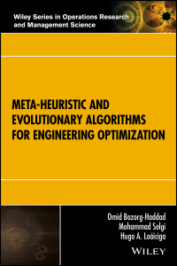 Imagen de portada: Meta-heuristic and Evolutionary Algorithms for Engineering Optimization 1st edition 9781119386995