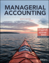 表紙画像: Managerial Accounting: Tools for Business Decision Making 8th edition 9781119390367