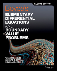 Cover image: Elementary Differential Equations and Boundary Value Problems, Global Edition 11th edition 9781119382874