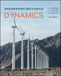 Imagen de portada: Engineering Mechanics: Dynamics 9th edition 9781119391081