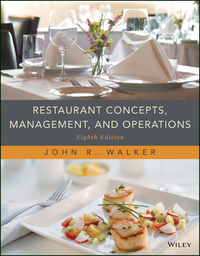 Cover image: Restaurant Concepts, Management, and Operations 8th edition 9781119326106