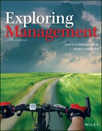 Cover image: Exploring Management 6th edition 9781119395805