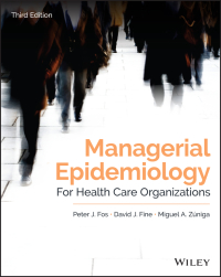 Imagen de portada: Managerial Epidemiology for Health Care Organizations 3rd edition 9781119398813