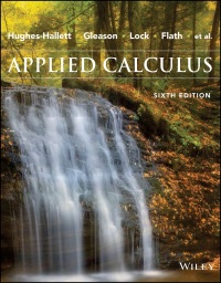 Cover image: Applied Calculus 6th edition 9781119399261
