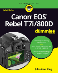 Cover image: Canon EOS Rebel T7i/800D For Dummies 1st edition 9781119399773