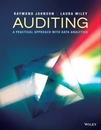 Cover image: Auditing: A Practical Approach with Data Analytics 1st edition 9781119401742