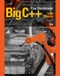 Cover image: Big C++: Late Objects,  Enhanced eText 3rd edition 9781119402909