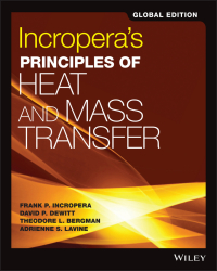 Cover image: Incropera's Principles of Heat and Mass Transfer: Global Edition 1st edition 9781119382911