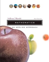Imagen de portada: Mathematics: An Applied Approach 8th edition 9780471327844