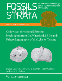 Omslagafbeelding: Ordovician rhynchonelliformean brachiopods from Co. Waterford, SE Ireland: Palaeobiogeography of the Leinster Terrane 1st edition 9781119412557
