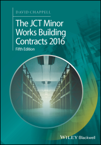 Imagen de portada: The JCT Minor Works Building Contracts 2016 5th edition 9781119415541