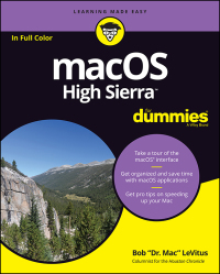 Imagen de portada: macOS High Sierra For Dummies 1st edition 9781119417132