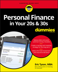 Cover image: Personal Finance in Your 20s and 30s For Dummies 1st edition 9781119431411