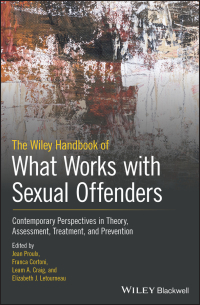 Imagen de portada: The Wiley Handbook of What Works with Sexual Offenders 1st edition 9781119439455