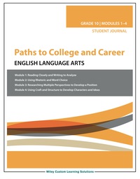 Cover image: English Language Arts, Grade 10:  Student Journal Modules 1-4 1st edition N/A
