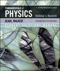 Imagen de portada: Fundamentals of Physics Student Solutions Manual 11th edition 9781119537687