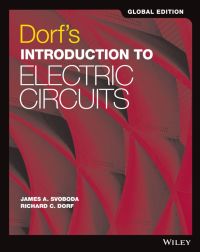 Cover image: Dorf's Introduction to Electric Circuits Global Edition 1st edition 9781119454151