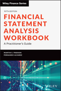 Cover image: Financial Statement Analysis Workbook 5th edition 9781119457183