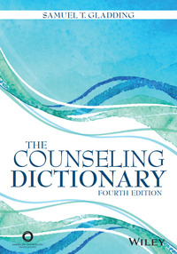 صورة الغلاف: The Counseling Dictionary 4th edition 9781556203725
