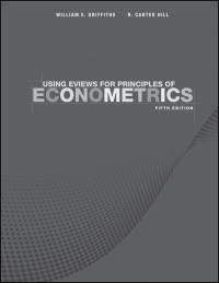 Cover image: Using EViews for Principles of Econometrics 5th edition 9781119502098