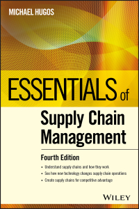 Omslagafbeelding: Essentials of Supply Chain Management 4th edition 9781119461104