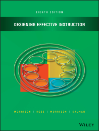 Cover image: Designing Effective Instruction 8th edition 9781119465935