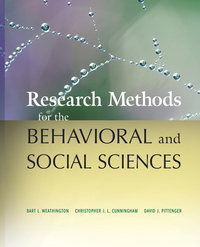Cover image: Research Methods for the Behavioral and Social Sciences 1st edition 9780470458037