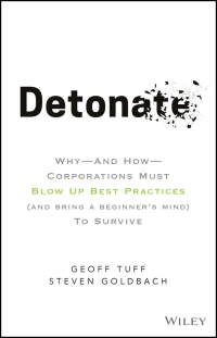 Titelbild: Detonate: Why - And How - Corporations Must Blow Up Best Practices (and bring a beginner's mind) To Survive 1st edition 9781119476153