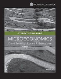 Cover image: Student Study Guide to accompany Microeconomics 5th edition 9781118854990