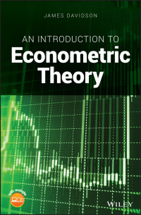 Cover image: An Introduction to Econometric Theory 1st edition 9781119484882