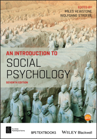 Cover image: An Introduction to Social Psychology 7th edition 9781119486268
