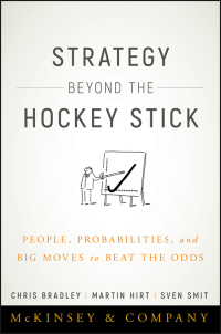 Cover image: Strategy Beyond the Hockey Stick: People, Probabilities, and Big Moves to Beat the Odds 1st edition 9781119487623