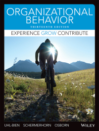 Cover image: Organizational Behavior 13th edition 9781118517376