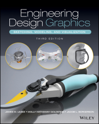 表紙画像: Engineering Design Graphics: Sketching, Modeling, and Visualization, Enhanced eText 3rd edition 9781119490432