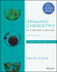 Cover image: Organic Chemistry as a Second Language, First Semester Topics 5th edition 9781119493488