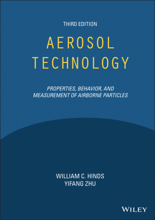 Cover image: Aerosol Technology 3rd edition 9781119494041