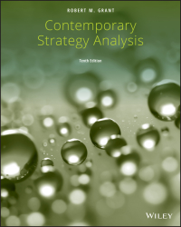 Cover image: Contemporary Strategy Analysis 10th edition 9781119495727