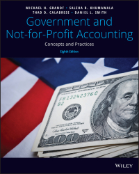 Cover image: Government and Not-for-Profit Accounting: Concepts and Practices 8th edition 9781119495833