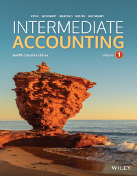 Cover image: Intermediate Accounting, Volume 1, Canadian Edition 12th edition 9781119496526