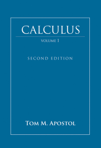 Cover image: Calculus, Volume 1 2nd edition 9780471000051