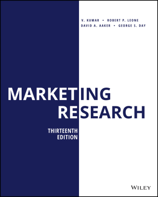 Cover image: Marketing Research 13th edition 9781119497585