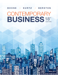 Cover image: Contemporary Business 18th edition 9781119498414